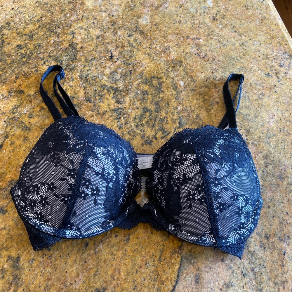 Victoria Secret Dream Angels Pushup Sexy black and white Lacey beautiful - Picture 7 of 11
